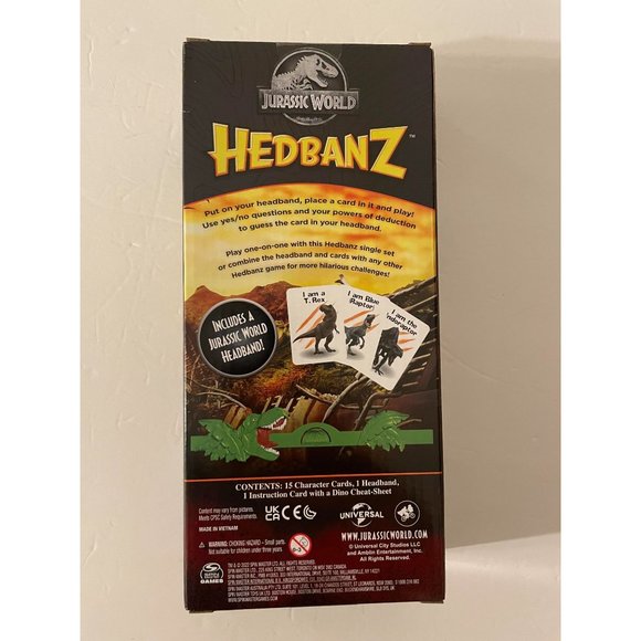 NIB- Hedbanz Jurassic World Game - Picture 2 of 2